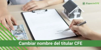 Cambiar nombre del titular CFE