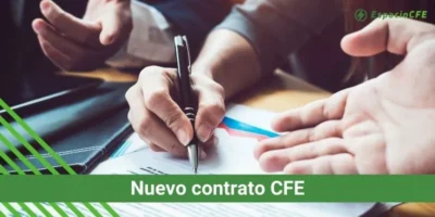 Nuevo contrato CFE