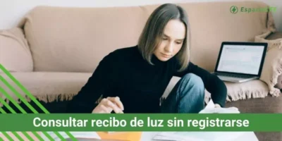 Consultar recibo de luz sin registrarse